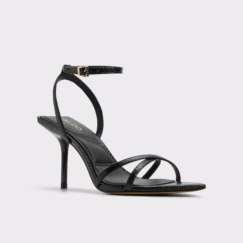 Adrina Black Women's Strappy Heels Heels Black Women Aldo - Image 4