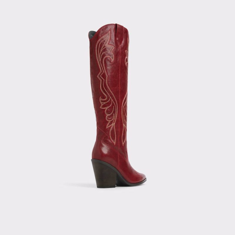 Alamo Medium Red Women's Western And Cowboy Boots Aldo Medium Red Boots Women - Image 3