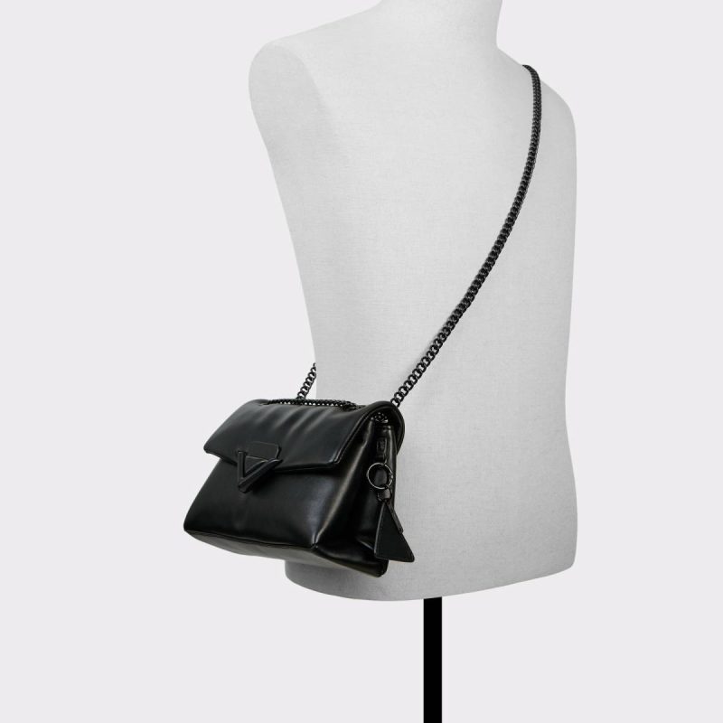 Aldo Black/Black Women Softpuffx Black/Black Women's Crossbody Bags Crossbody Bags - Image 4
