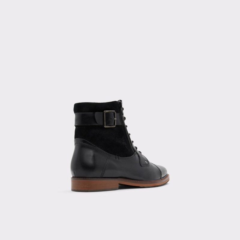 Aldo Black Boots Constantine Black Men's Lace-Up Boots Men - Image 3