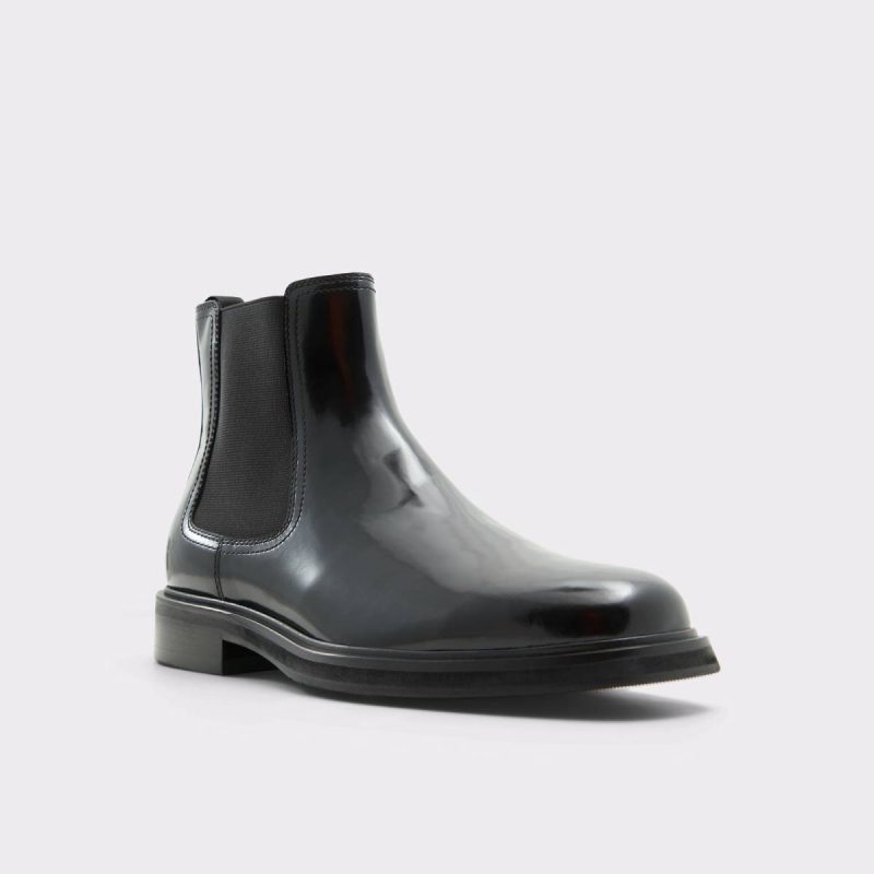 Aldo Black Boots Men Duggal Black Men's Dress Boots - Image 4