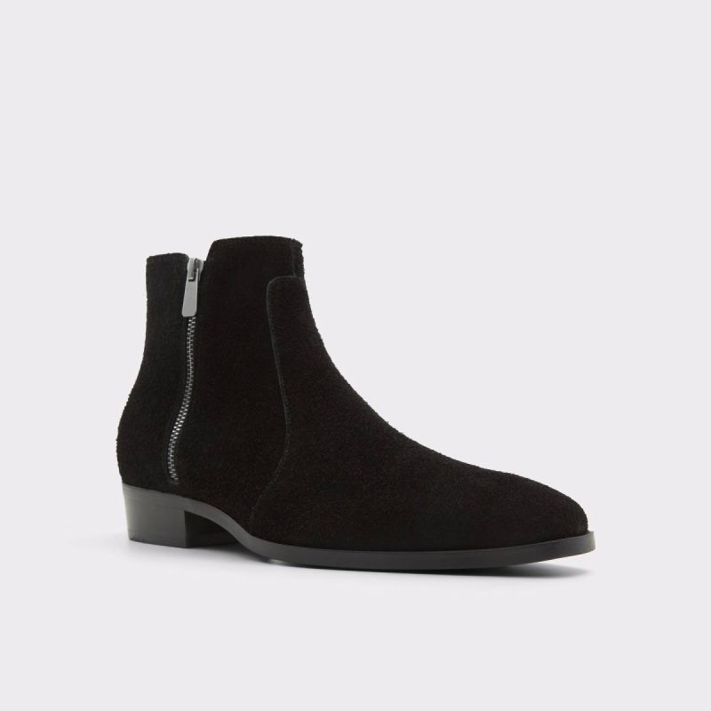 Aldo Black Men Boots Demouro Black Men's Dress Boots - Image 4