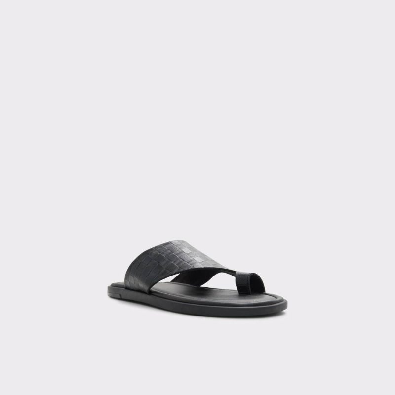 Aldo Black Men Sandals & Slides Seif Black Men's Slides - Image 4