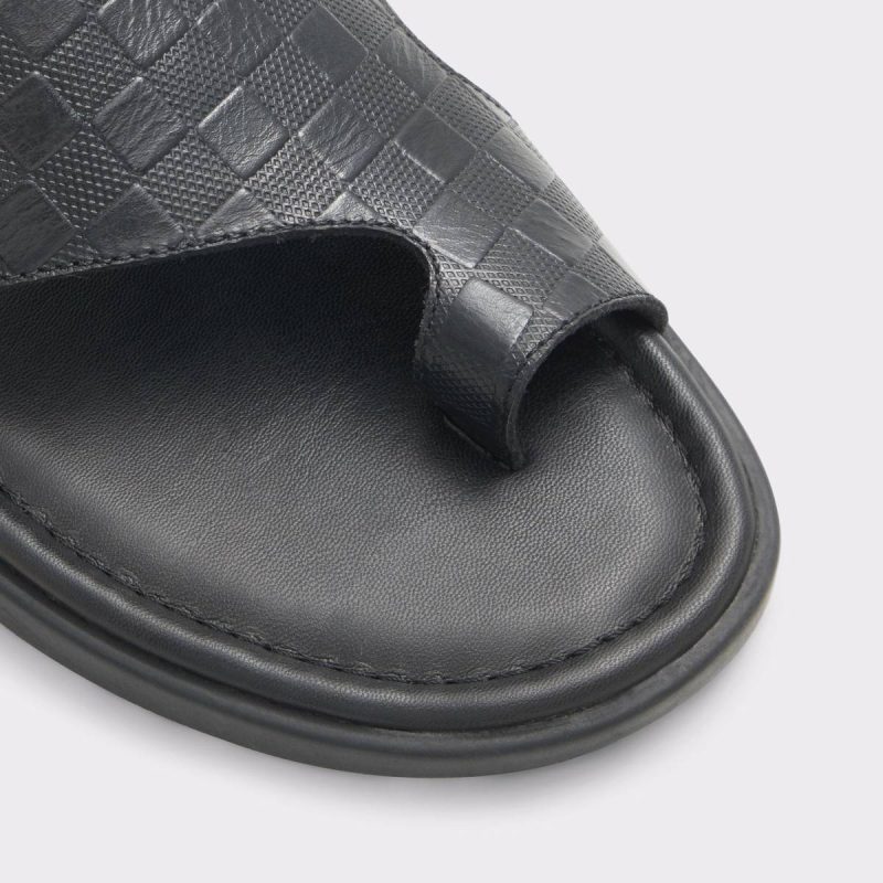 Aldo Black Men Sandals & Slides Seif Black Men's Slides - Image 5