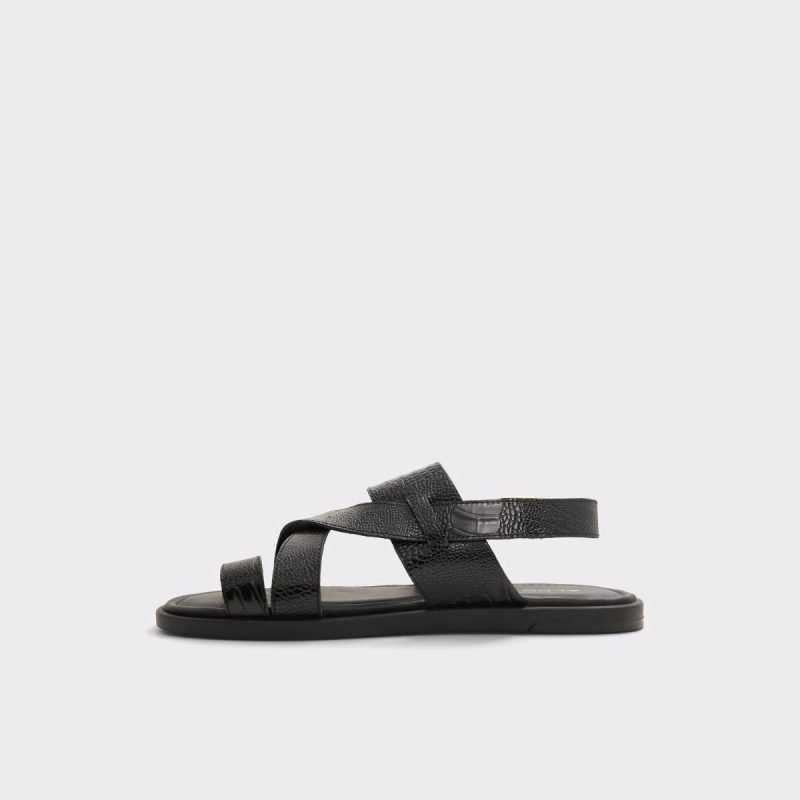 Aldo Black Men Zaino Black Men's Sandals & Slides Sandals & Slides - Image 3