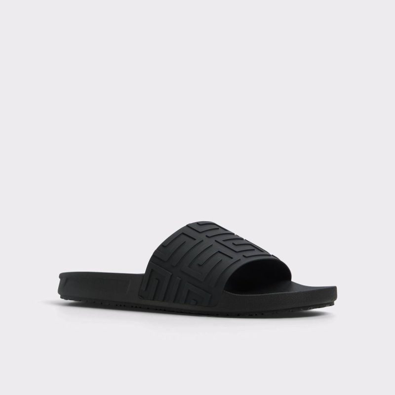 Aldo Black Sandals & Slides Atrani Black Men's Slides Men - Image 4