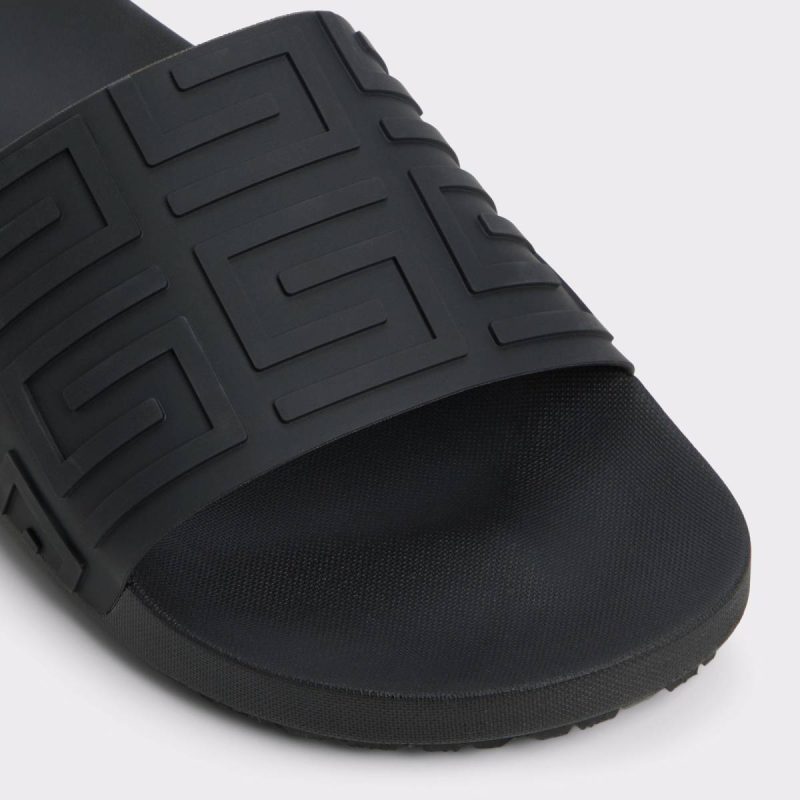Aldo Black Sandals & Slides Atrani Black Men's Slides Men - Image 5