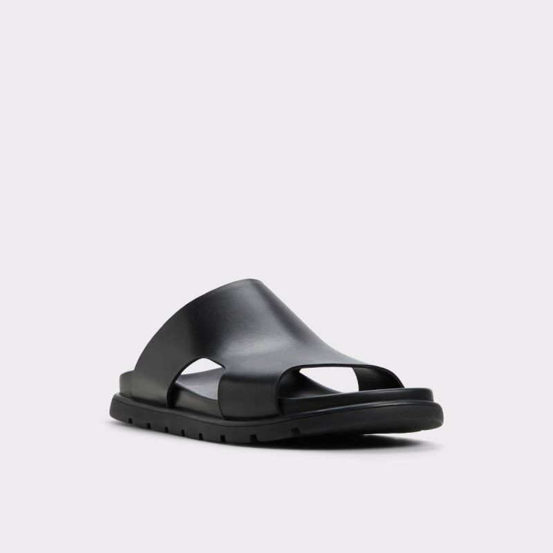 Aldo Black Soar Black Men's Sandals & Slides Men Sandals & Slides - Image 4