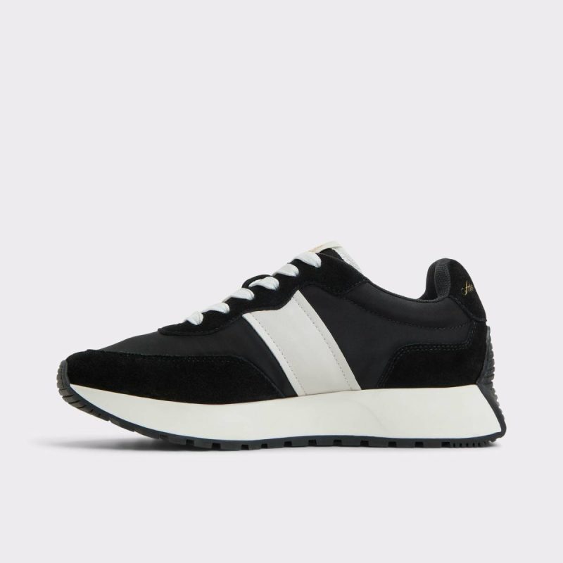 Aldo Black/White Proader Black/White Women's Athletic Sneakers Sneakers Women - Image 3