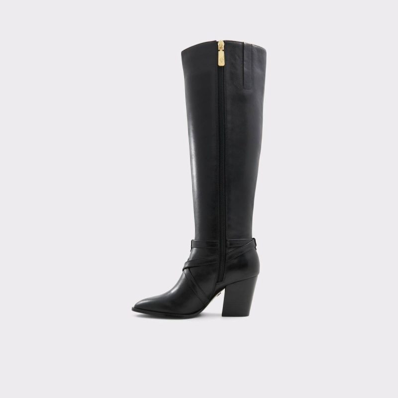 Aldo Black Women Boots Adworeweth Black Women's Tall Boots - Image 3