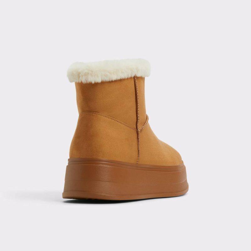 Aldo Boots Plushy Tan Women's Cold Weather Shoes Women Tan - Image 3