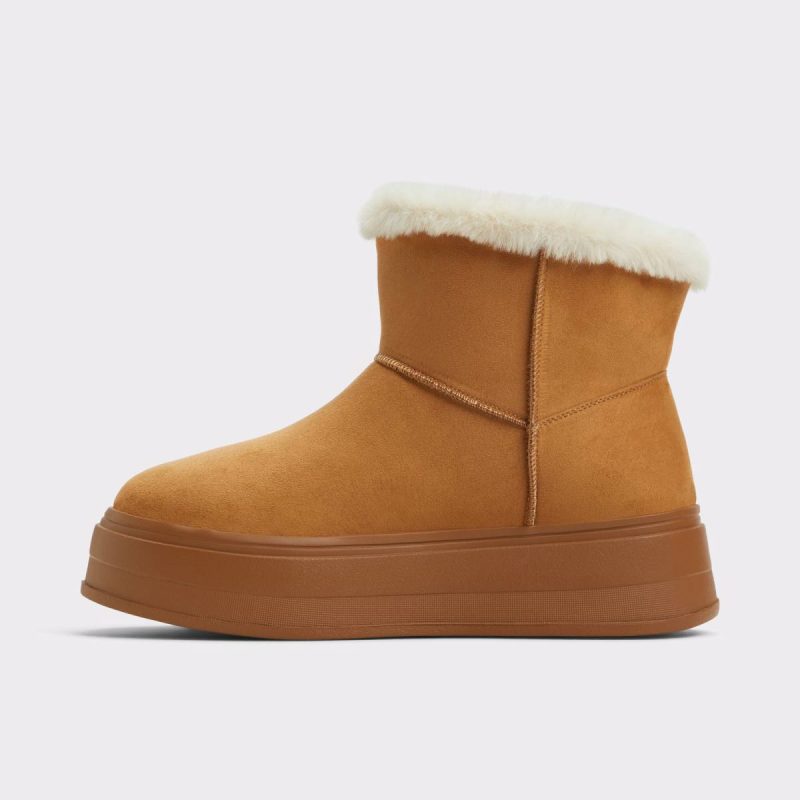 Aldo Boots Plushy Tan Women's Cold Weather Shoes Women Tan - Image 4