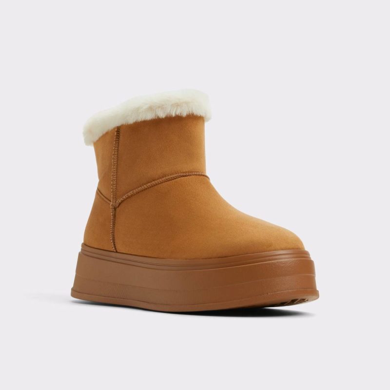 Aldo Boots Plushy Tan Women's Cold Weather Shoes Women Tan - Image 5
