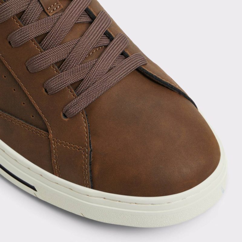 Aldo Brown Men Sneakers Matchpoint Brown Men's Low Top - Image 5