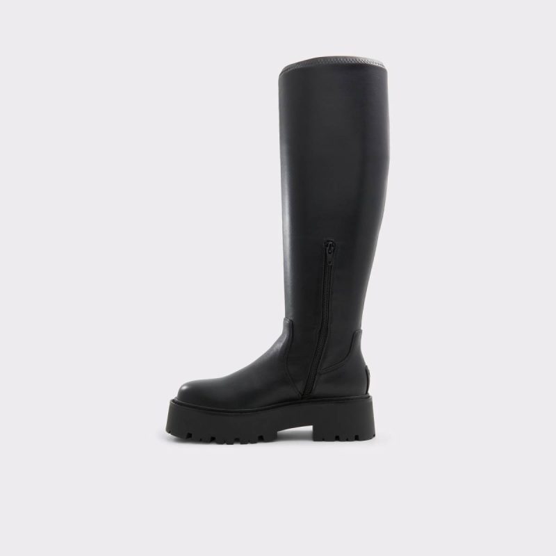 Aldo Carelden Black Women's Tall Boots Black Women Boots - Image 3
