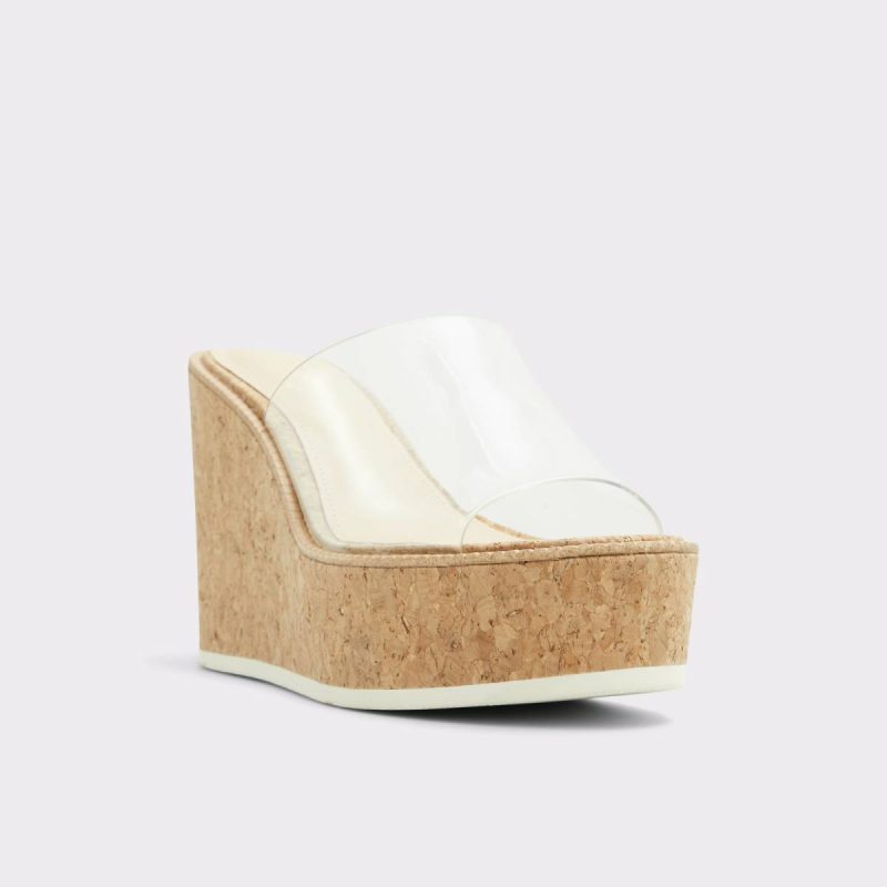 Aldo Clear Heels Midsommar Clear Women's Wedges Women - Image 4