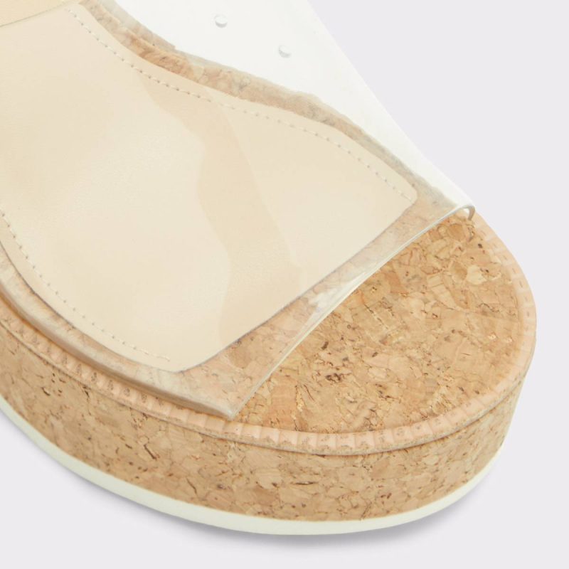 Aldo Clear Heels Midsommar Clear Women's Wedges Women - Image 5