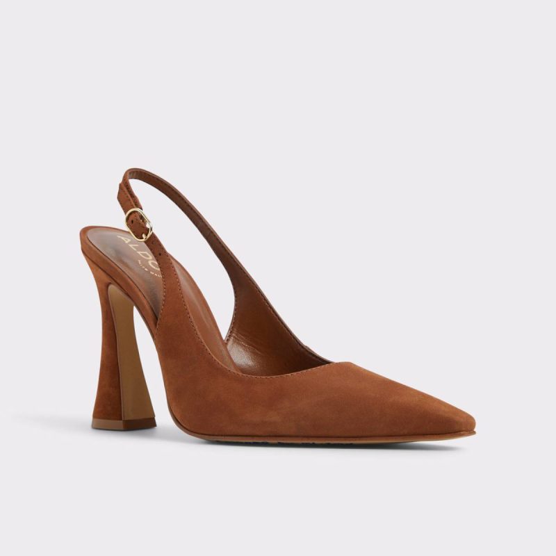Aldo Heels Daphnea Medium Brown Women's Block Heels Medium Brown Women - Image 4