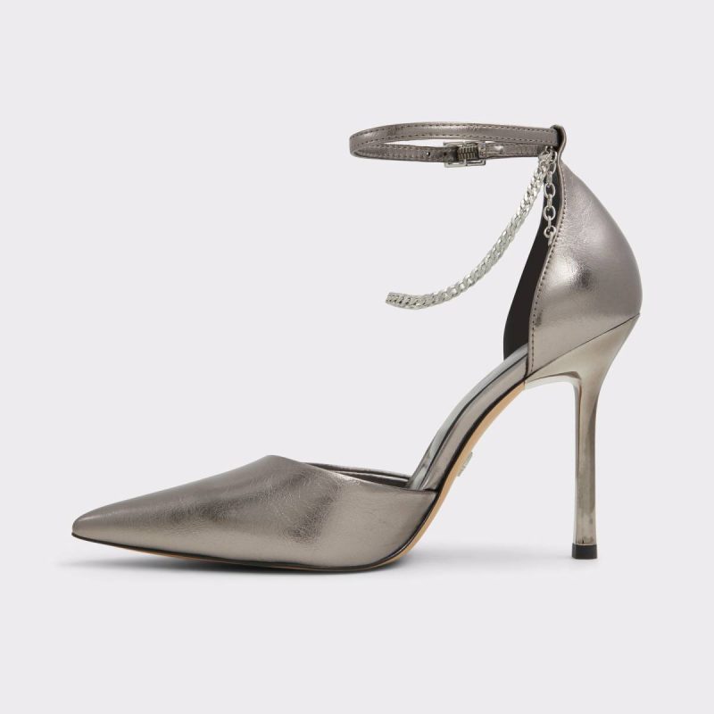 Aldo Heels Grey Women Aurelina Grey Women's Strappy Heels - Image 3
