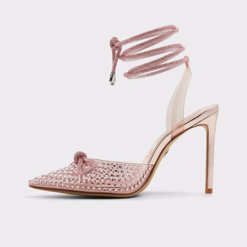 Aldo Heels Pink Women Tenzin Pink Women's Strappy Heels - Image 3