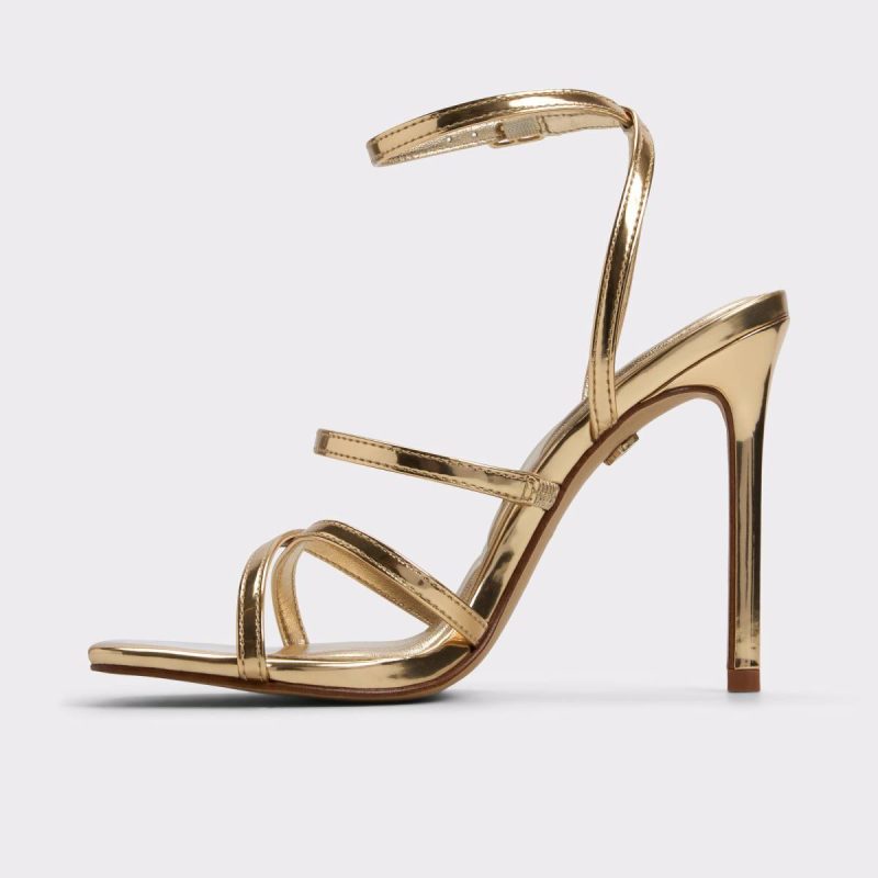 Aldo Heels Women Gold Galoi Gold Women's Metallics - Image 3