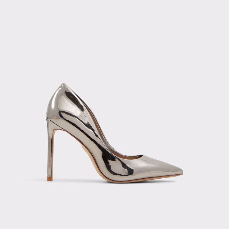 Aldo Heels Women Pewter Stessy2.0 Pewter Women's Pumps