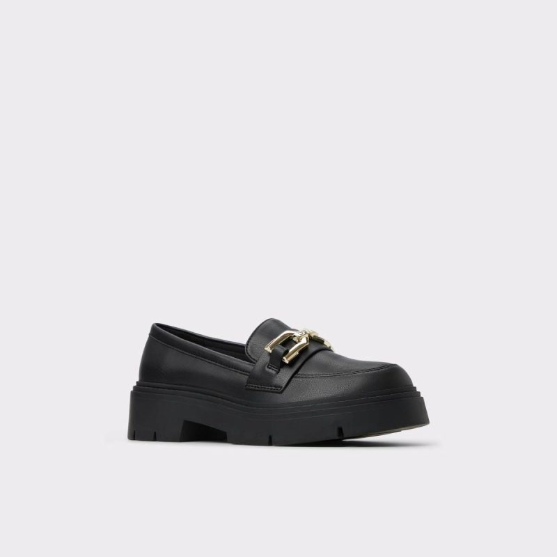 Aldo Loafers & Oxfords Black Synthetic Smooth Mazey Black Synthetic Smooth Women's Loafers & Oxfords Women - Image 3
