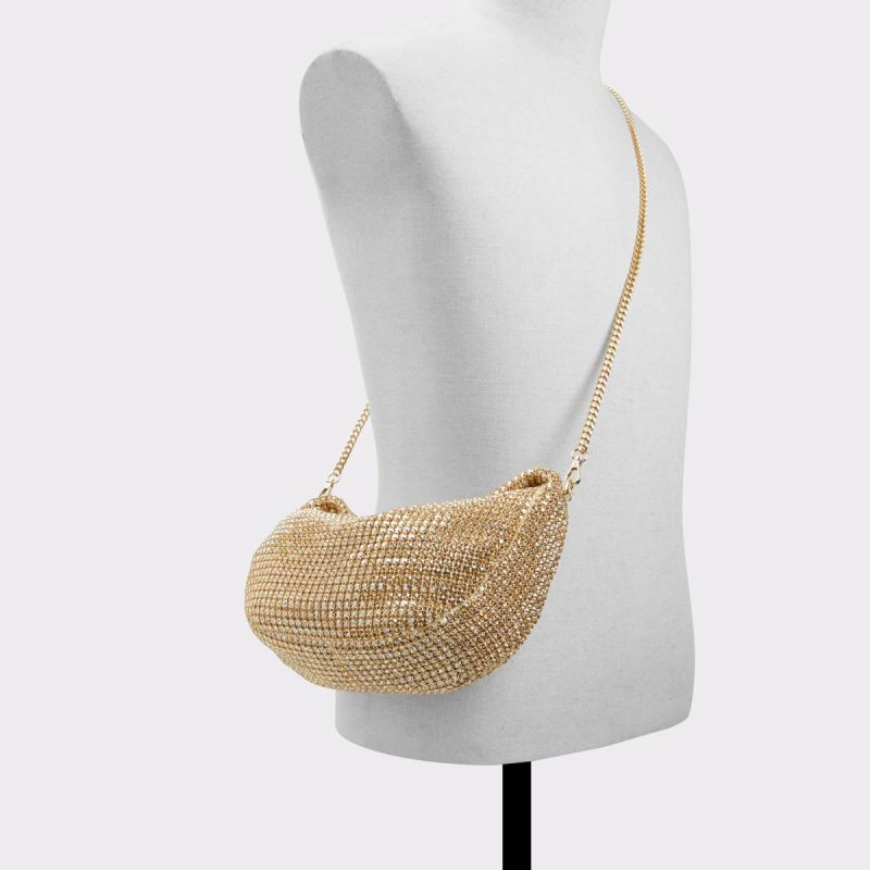Aldo Luzx Gold/Clear Multi Women's Top Handle Bags Gold/Clear Multi Women Top Handle Bags - Image 4