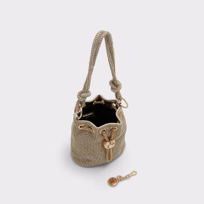Aldo Marvelax Gold Women's Top Handle Bags Women Top Handle Bags Gold - Image 3