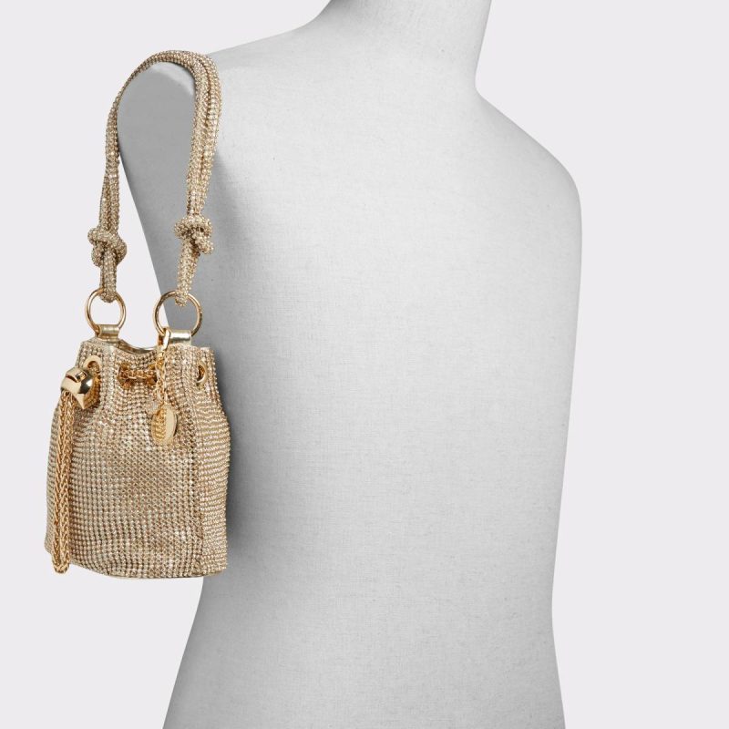 Aldo Marvelax Gold Women's Top Handle Bags Women Top Handle Bags Gold - Image 4