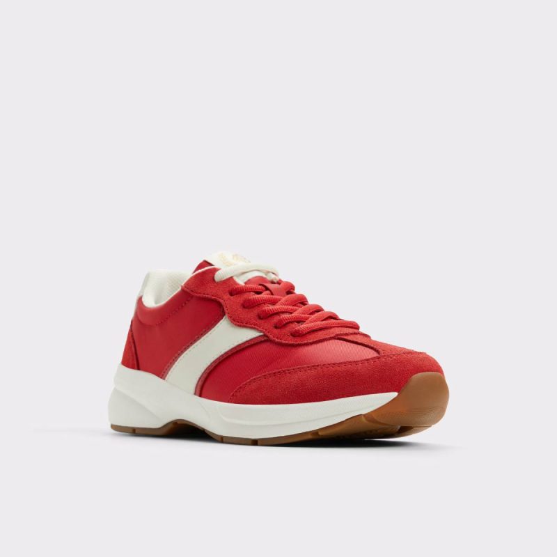 Aldo Medium Red Women Sneakers Clubchic Medium Red Women's Low Top Sneakers - Image 4