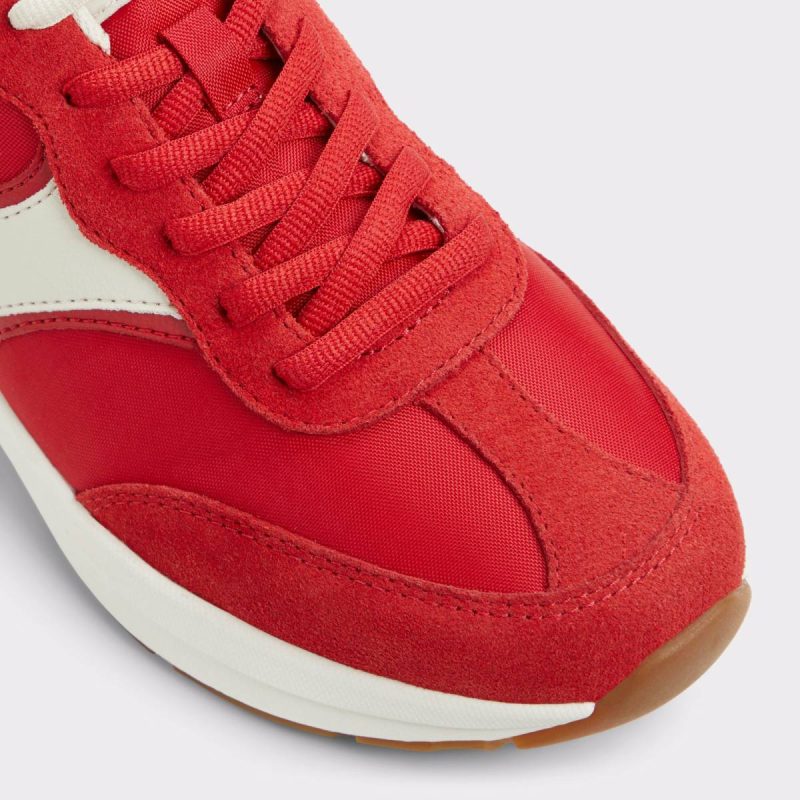 Aldo Medium Red Women Sneakers Clubchic Medium Red Women's Low Top Sneakers - Image 5