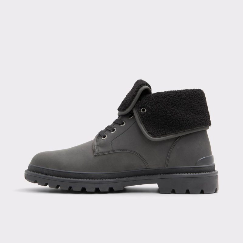 Aldo Men Black Boots Preliand Black Men's Lace-Up Boots - Image 3