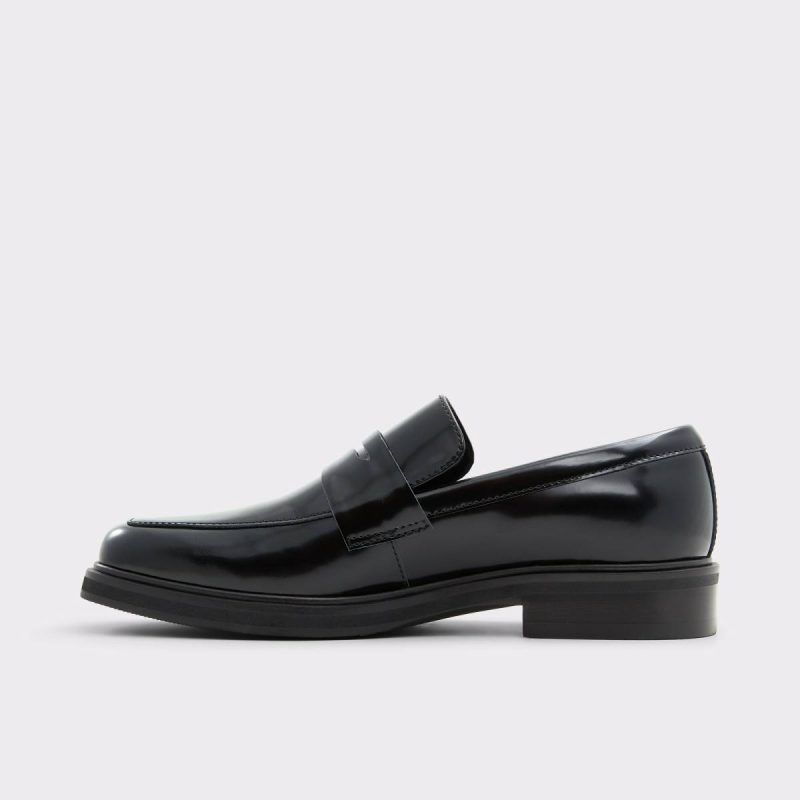 Aldo Men Black Luka Black Men's Dress Shoes Loafers & Slip-Ons - Image 3
