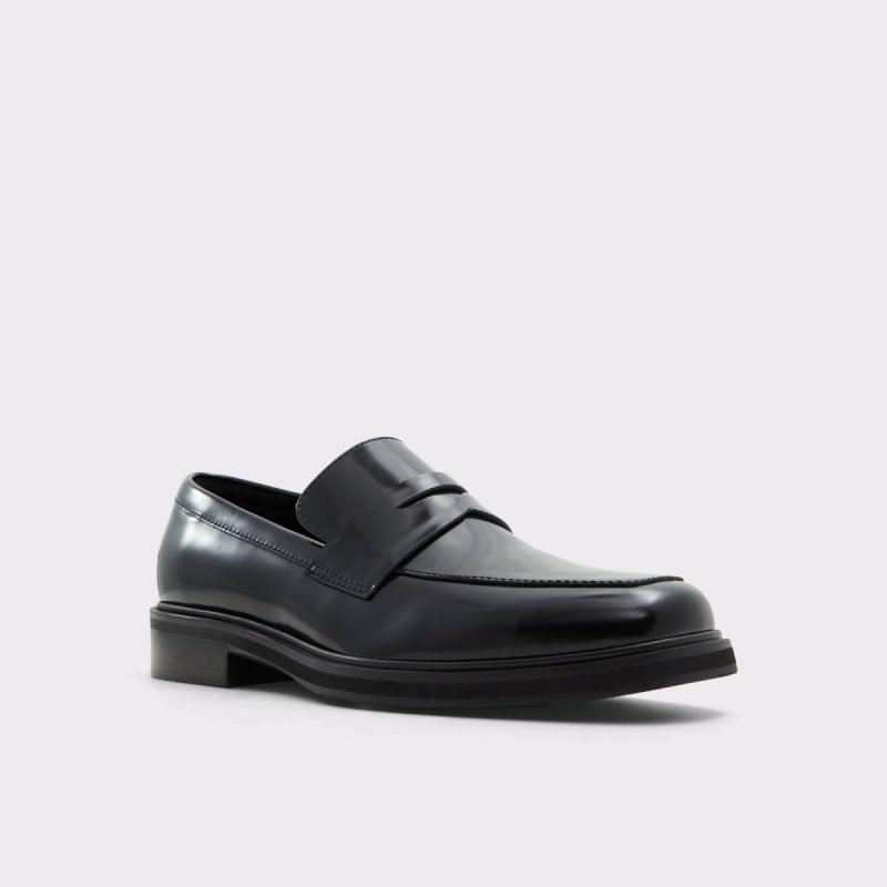 Aldo Men Black Luka Black Men's Dress Shoes Loafers & Slip-Ons - Image 4