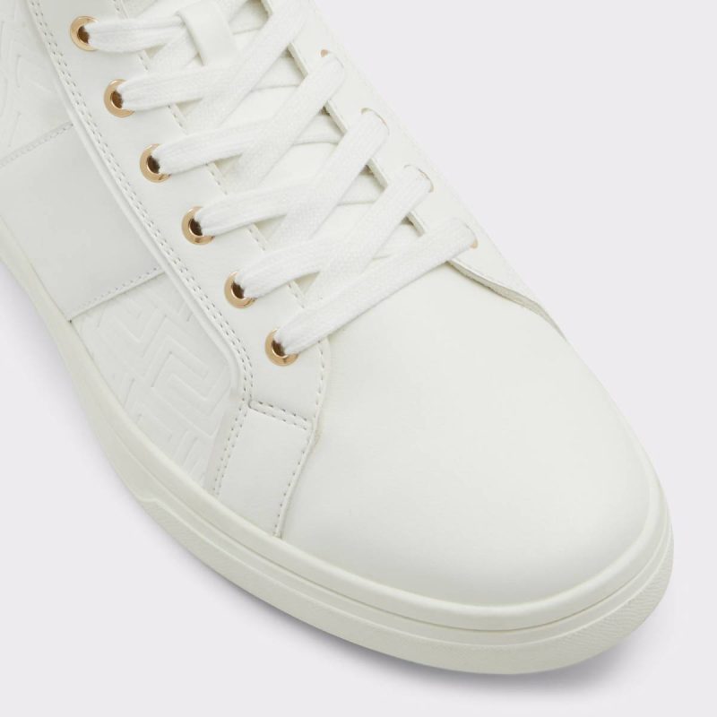 Aldo Men Corydon White Men's High Top Sneakers White - Image 5
