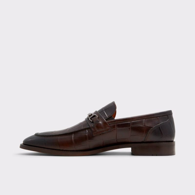 Aldo Men Dark Brown Liari Dark Brown Men's Dress Shoes Loafers & Slip-Ons - Image 3