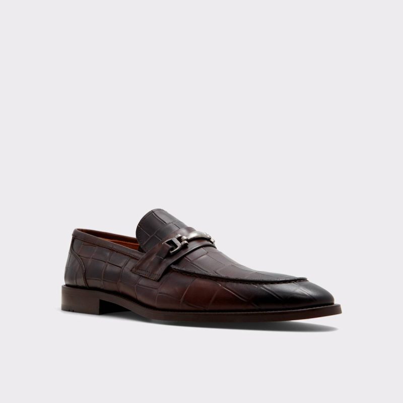 Aldo Men Dark Brown Liari Dark Brown Men's Dress Shoes Loafers & Slip-Ons - Image 4