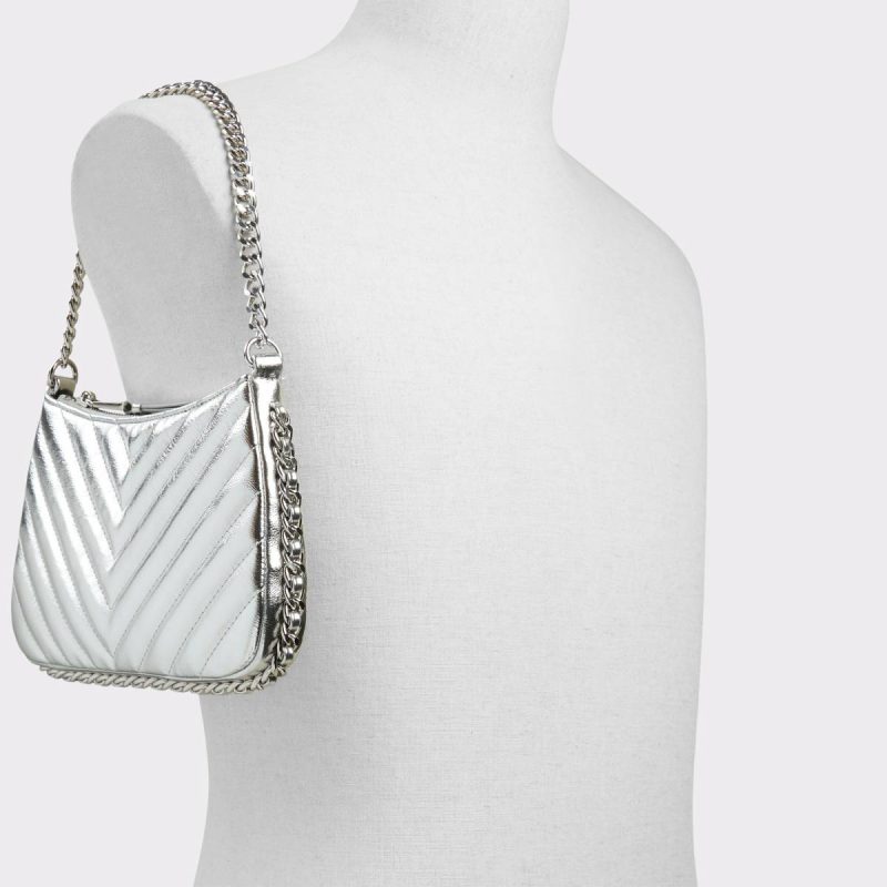 Aldo Merylssx Silver Women's Crossbody Bags Women Crossbody Bags Silver - Image 5