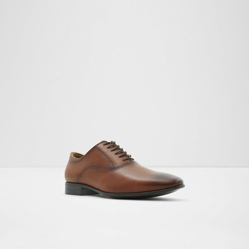 Aldo Nathon Cognac Men's Oxfords & Lace-Ups Men Cognac Oxfords & Lace-Ups - Image 4