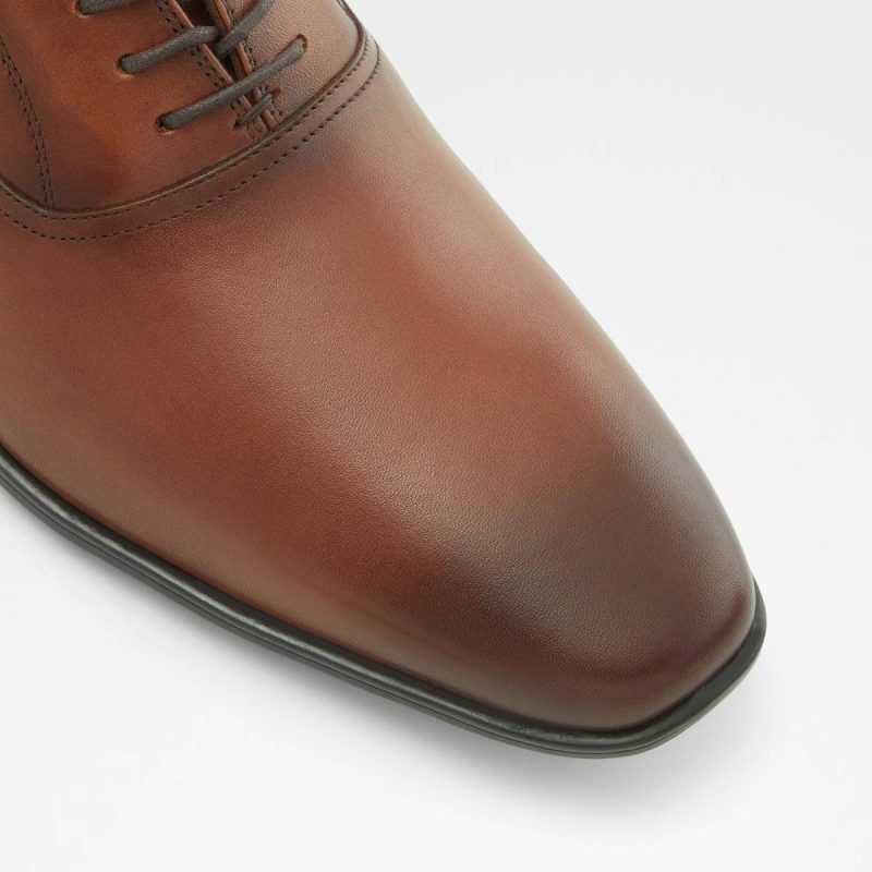 Aldo Nathon Cognac Men's Oxfords & Lace-Ups Men Cognac Oxfords & Lace-Ups - Image 5