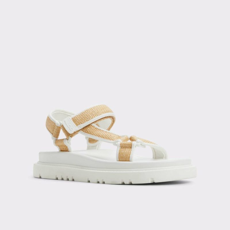 Aldo Natural Oceana Natural Women's Footbed Sandals Sandals Women - Image 4