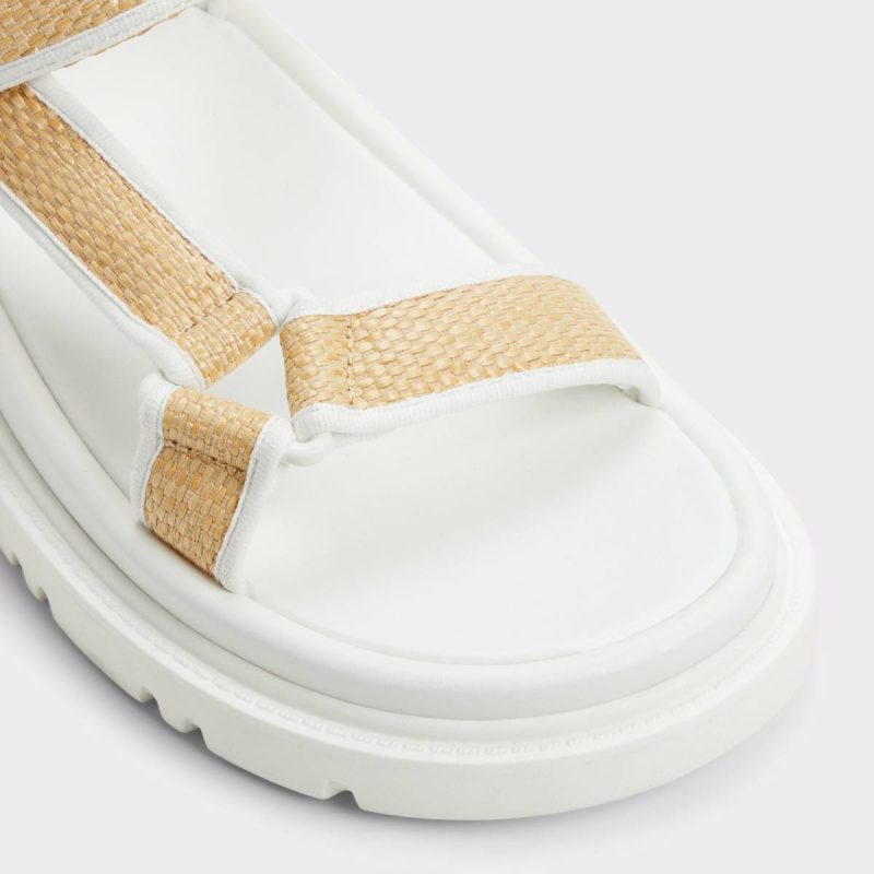 Aldo Natural Oceana Natural Women's Footbed Sandals Sandals Women - Image 5