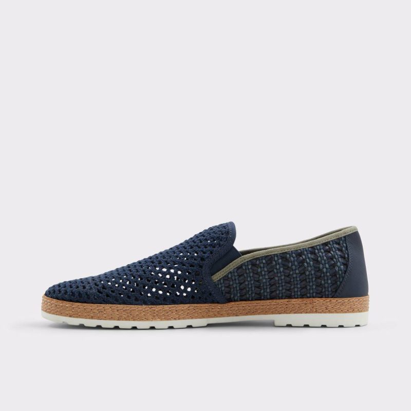 Aldo Open Navy Loafers & Slip-Ons Men Kianou Open Navy Men's Espadrilles - Image 3
