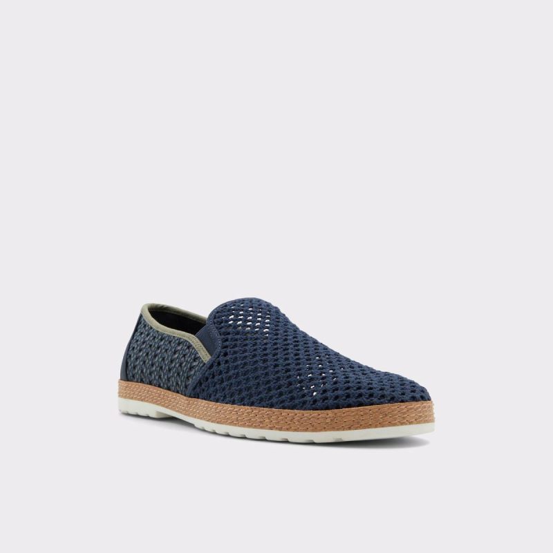 Aldo Open Navy Loafers & Slip-Ons Men Kianou Open Navy Men's Espadrilles - Image 4