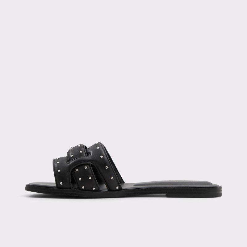 Aldo Sandals Elenaa Black Combo Women's Flat Sandals Women Black Combo - Image 3