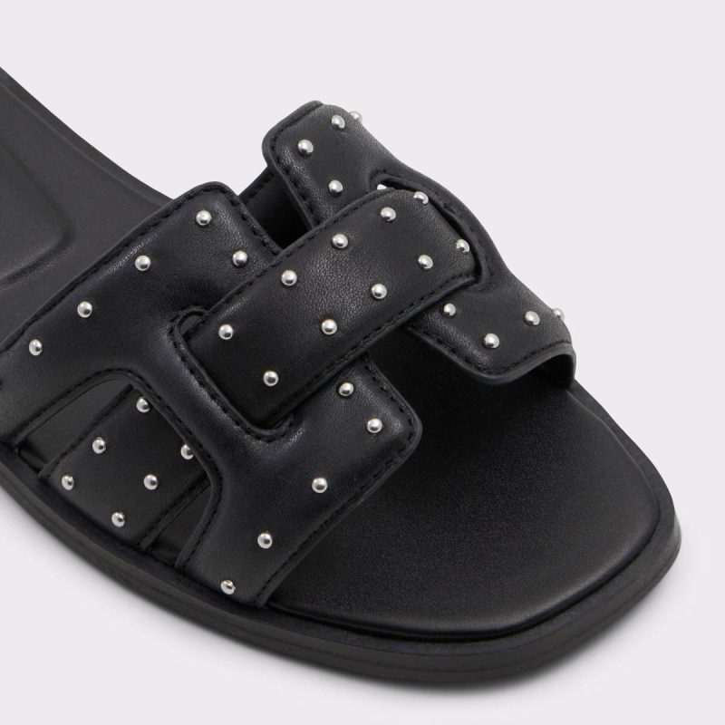 Aldo Sandals Elenaa Black Combo Women's Flat Sandals Women Black Combo - Image 5