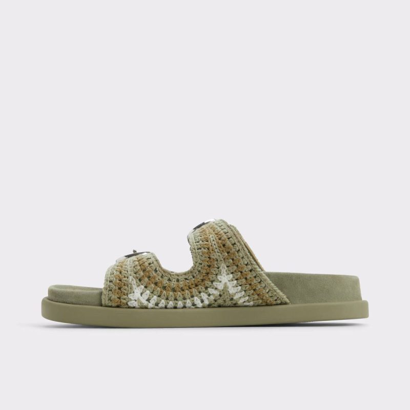 Aldo Sandals Khaki Women Bohodream Khaki Women's Footbed Sandals - Image 3