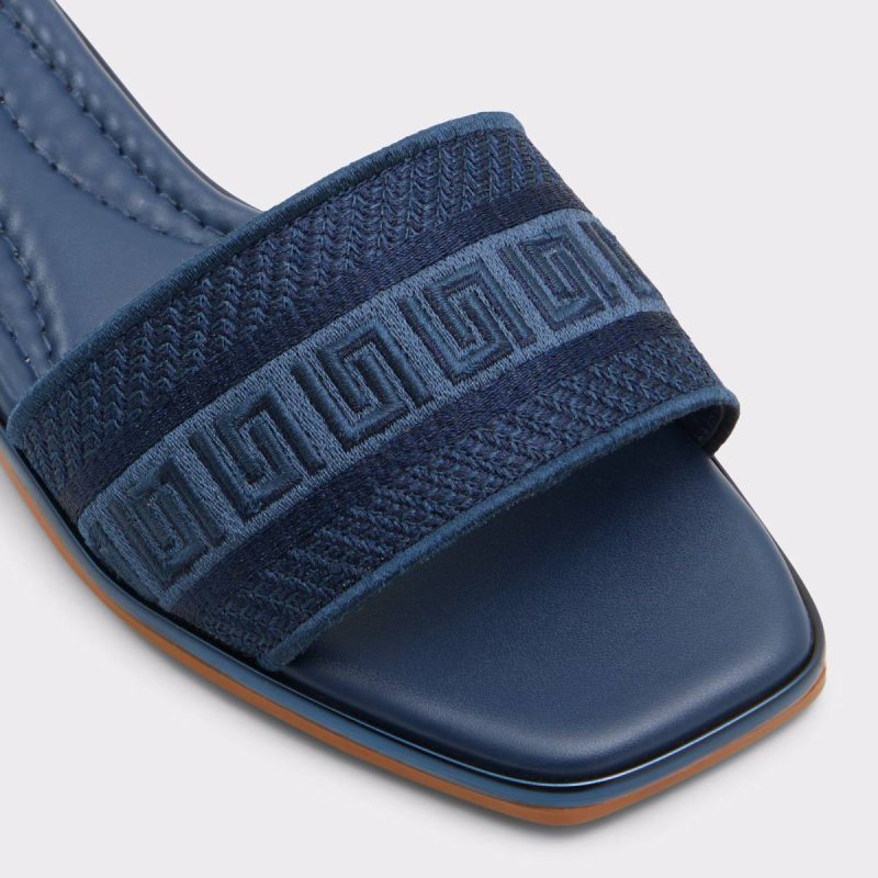 Aldo Sandals Navy Women Oceania Navy Women's Flat Sandals - Image 5