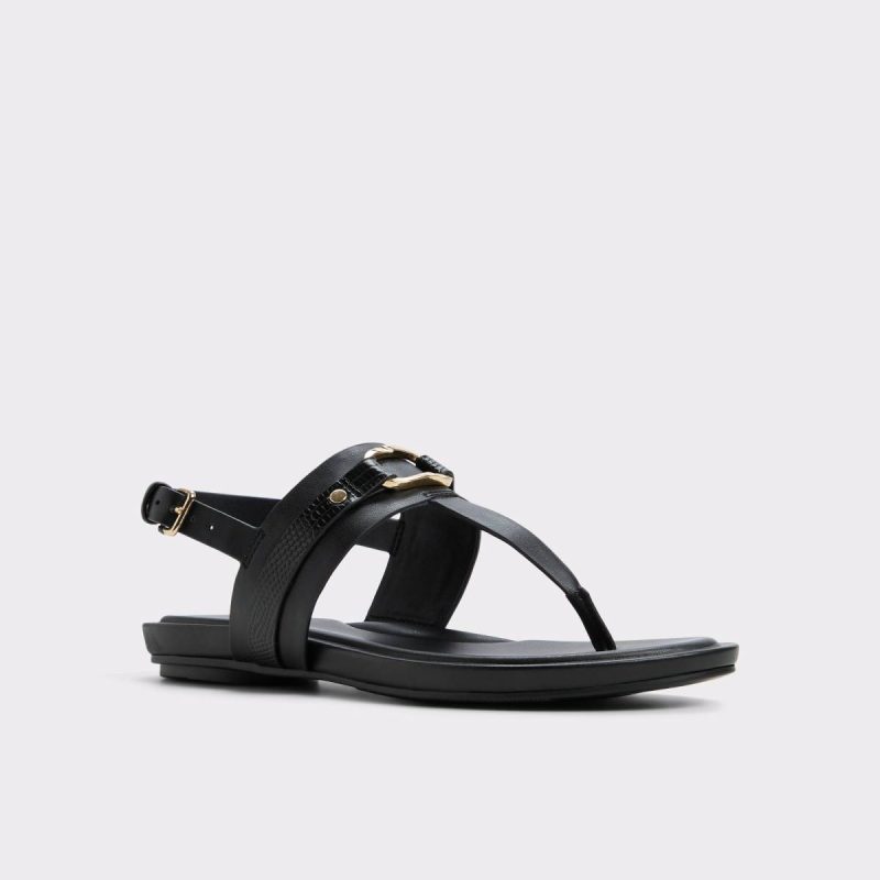 Aldo Sandals Taylen Black Women's Footbed Sandals Black Women - Image 4